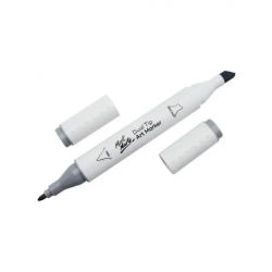 Mont Marte Art Marker Διπλής Μύτης GY4 Light Grey (CG1 Cool Grey)